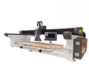 CNC five-axis four-link bridge cutting machine